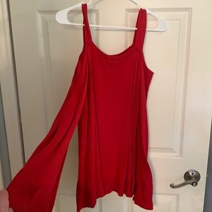 Cold shoulder red Michael Kors sweater